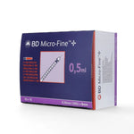 BD Fine Insulin Syringe | 30G 8mm Micro-Fine Needle (100 Units/mL)